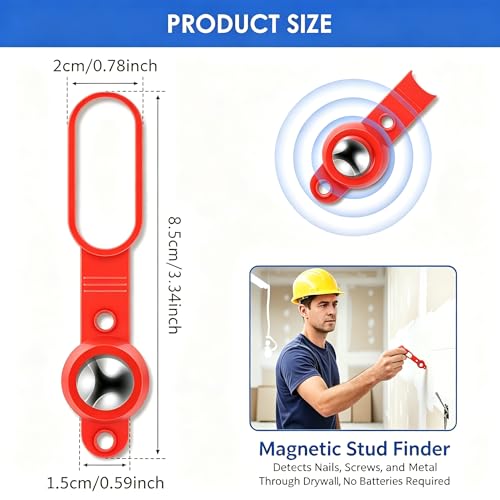 4Pcs Magnetic Stud Finder, 27 Pounds of Pull Power Stud Ball - Image 3