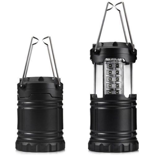 LED Camping Lanterns, 2 Pack, Portable & Collapsible - Image 1