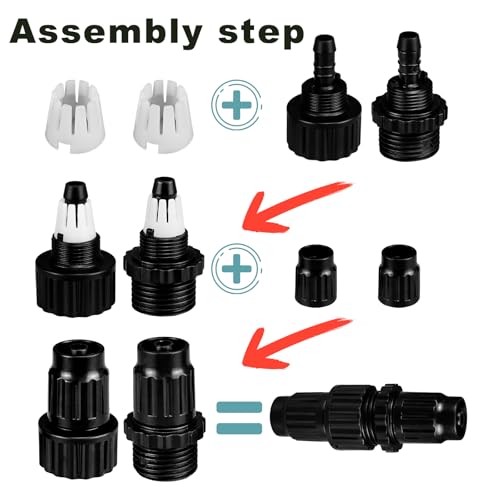 8 Pack Expandable Hose Repair Kit, Plastic Flex Hose | Home Repair - Image 4