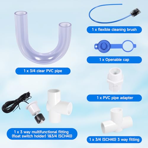 Condensate Trap with Built-in Overflow Switch for HVAC Systems & - Image 4