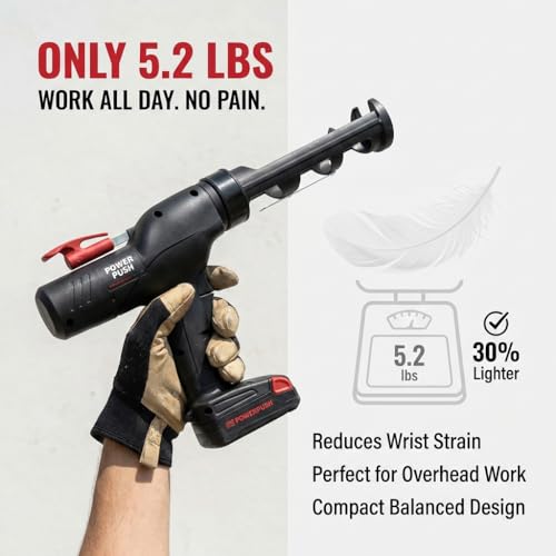 5026 Series Cordless Heavy Duty Caulking Gun I 20V Lithium - Image 4
