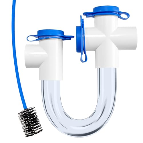 2 PACK Condensate U Trap 3/4 Inch SCH40 PVC Pipe Fitting - Image 3
