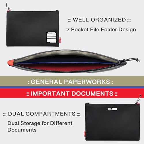 Rough Enough Important Document Organizer Bag, Water - Image 4