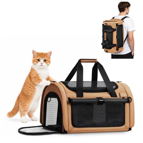 Backpackable Cat Carrier 17"x11"x11", Soft-Sided | Pet Essentials - Image 2