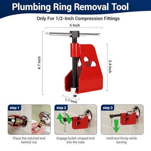 Compression Sleeve Puller & Pipe Wrench Kit Plumbing | Hand Tools - Image 3