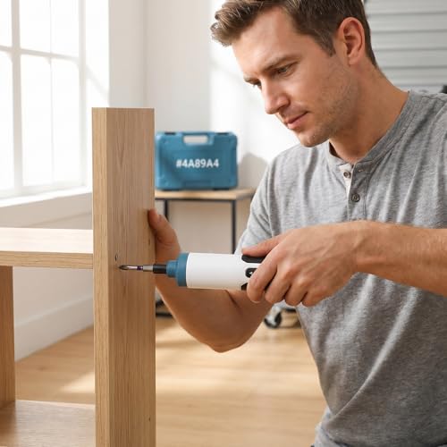 Hantinstom 3.7V Cordless Electric Screwdriver Kit | Hand Tools - Image 3
