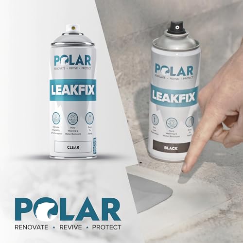 Polar LeakFix Waterproof Sealant Spray - Roof Sealant - Black - Image 4