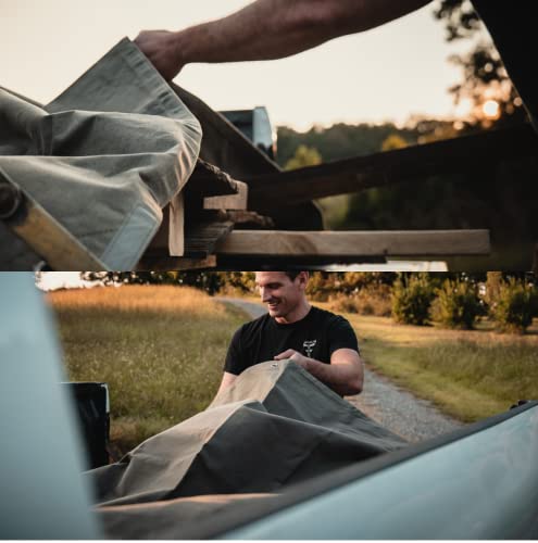 WHITEDUCK Canvas Tarp 18 oz. Heavy Duty Water Repellent UV - Image 5