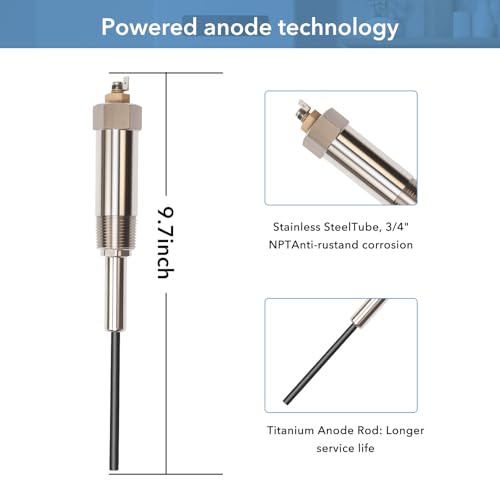 Powered Anode Rod Water Heater Anode Rod Titanium Anode | Hand Tools - Image 7