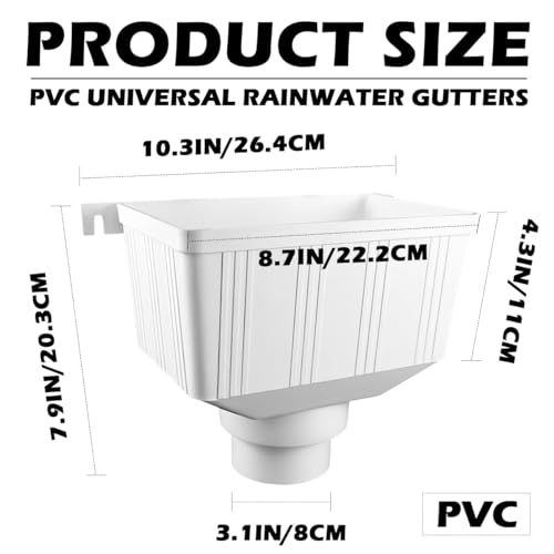 Drainage Connector Rainwater Drainage Gutter Downspout - Image 4
