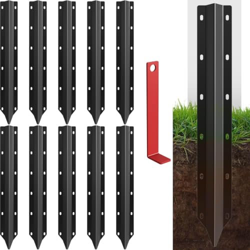 10 Pack Fence Post Repair Stakes Kit - Image 2