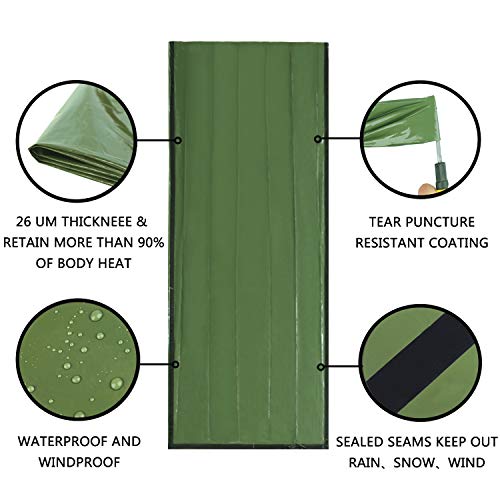 Emergency Sleeping Bag, Lightweight Survival Sleeping Bags - Image 4