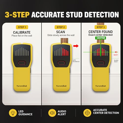 Stud Finder Wall Scanner High Accuracy Wood & Metal Stud Detector - Image 5