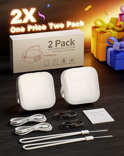 Eventek 2Pack 20000mAh Camping Lights, Camping Lantern - Image 3