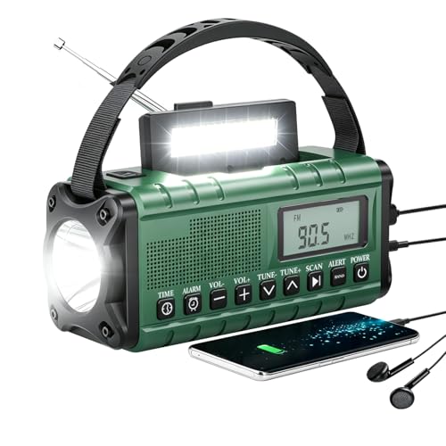 10000mAh/37000mWh Emergency Radio-Weather Radio Portable - Image 2