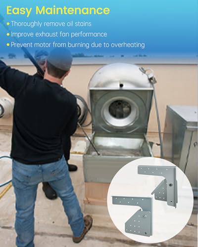 11.8" × 9.8" Exhaust Fan Hinges for Restaurant Canopy Hood - Image 6