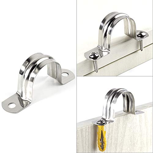 30 Pack M40 (1-1/2") Stainless Steel Rigid Pipe Strap | Hand Tools - Image 6