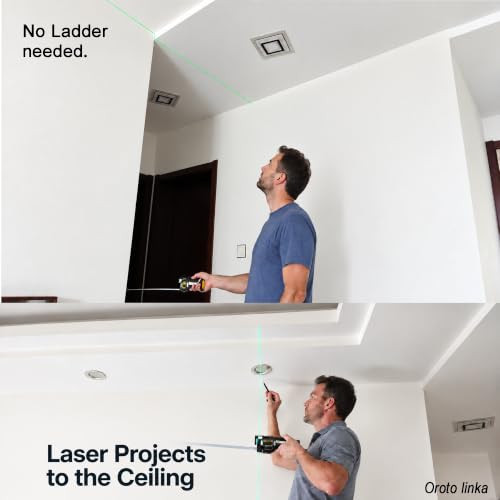 Laser Tape Measure with Upward Green Laser Line, Measure Ceiling - Image 7