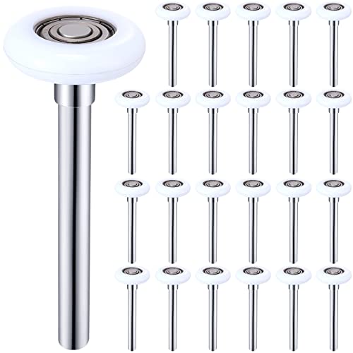 Funtery 24 Pcs Garage Door Rollers 2" Nylon Wheels 4.7" Stem - Image 2