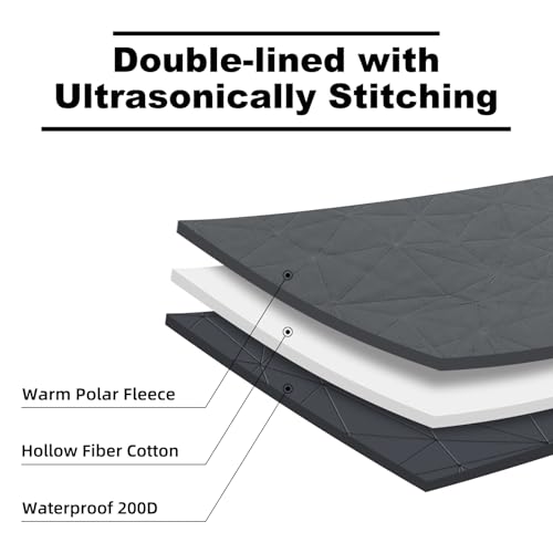 Large Waterproof Outdoor Blanket Thick Fleece 80" x 58" - Image 7