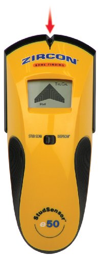 Zircon® StudSensor™ e50 Stud Finder with Live Wire Detection, 1.5 - Image 2