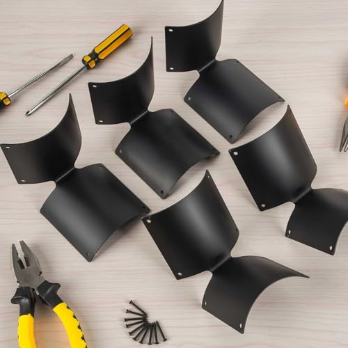 10 Pcs Round Fence Post Bracket Steel Rail Fence Repair | Home Repair - Image 8