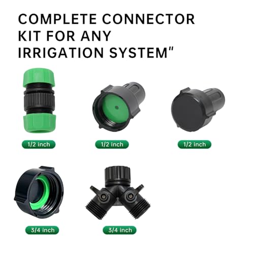Cuckoo 1/2" Soaker Hose Fittings Repair Kit-Repair Connector 6PCS - Image 7