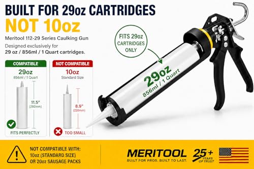 112 Series Manual Caulking Gun - 29 oz Cartridge | Home Repair - Image 6