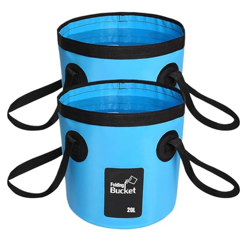 Collapsible Bucket for Camping, Folding Car Wash Bucket - Image 7