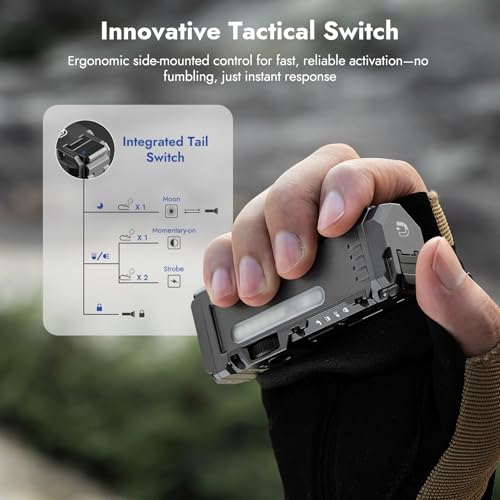 WUBEN X4 Flashlight Rechargeable,Compact EDC Light with RGB - Image 4