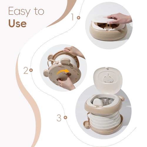 Travel Potty Seat for Toddler，Foldable Car Potty | Travel Essentials - Image 7