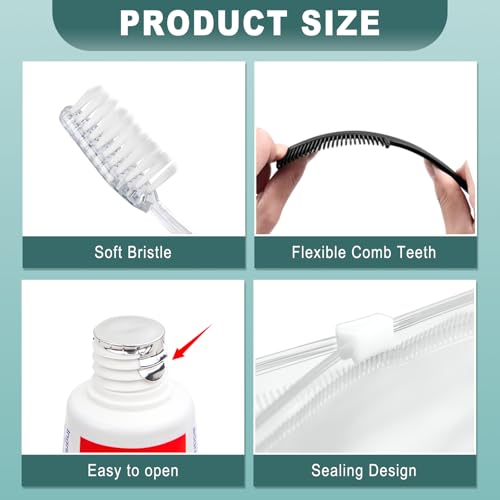 100 Sets Personal Hygiene Kit Bulk, Disposable Toothbrushes - Image 4