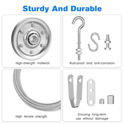 Garage Door Cable and Pulley Replacement Kit, Garage Door - Image 4