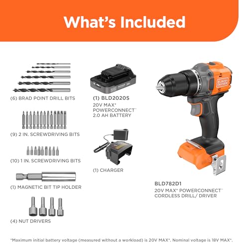 BLACK+DECKER 20V MAX Cordless Brushless ½-in. Drill - Image 3