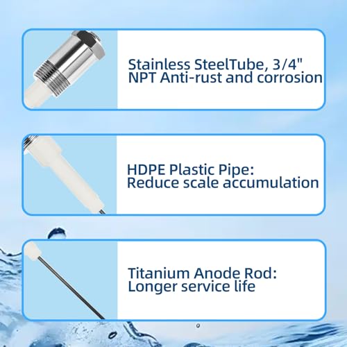 Powered Anode Rod for Water Heater, Electric Anode Rod - Image 3