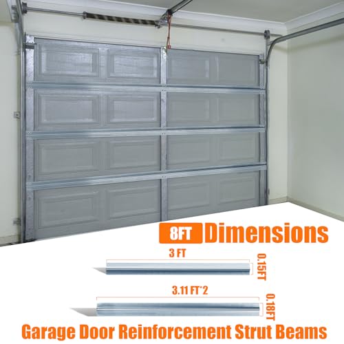 1 Set of 8FT Garage Door Strut Support Brace,8' | Tools & Home Repair - Image 3