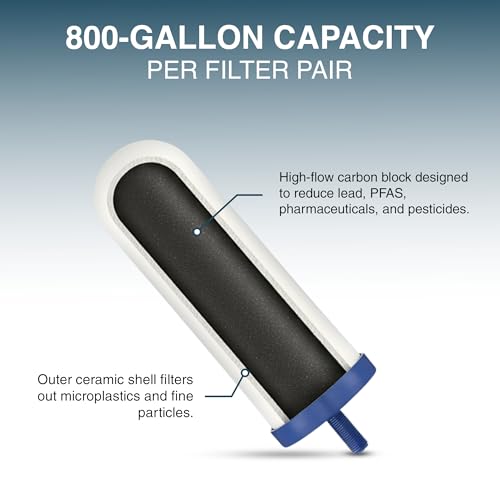 Armour 2.25G w/Stand - 0.2µm Stainless Steel Gravity Water Filter - Image 6
