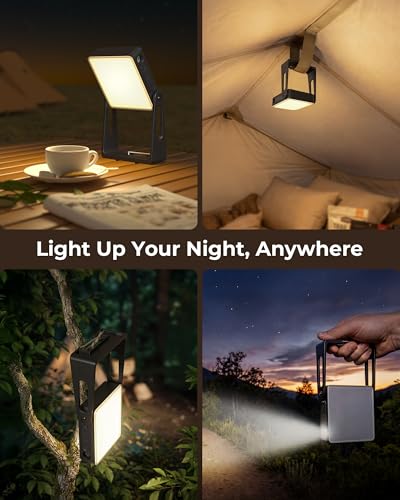 Rechargeable Camping Light Lamp, 2 Pack 4000mAh Dimmable - Image 5
