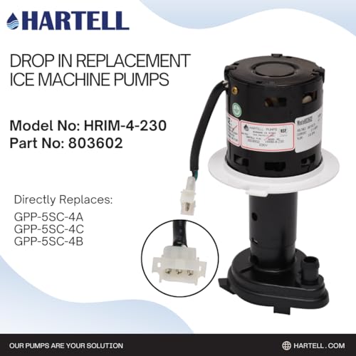 HARTELL HRIM-4-230 Replacement Ice Machine Pump, Replaces - Image 4