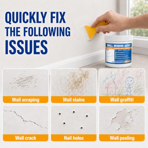 Drywall Repair Kit, 8.8 Oz Spackle Wall Repair Paste | Home Repair - Image 5