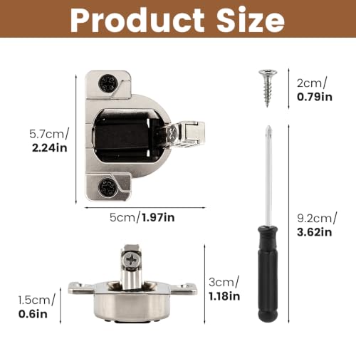 8 Pack Replacement for Blum 30.310-11.02 Cabinet Hinges - Image 3