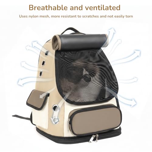 Cat Backpack Carrier, TSA Airline Approved Pet Travel Bag - Image 3