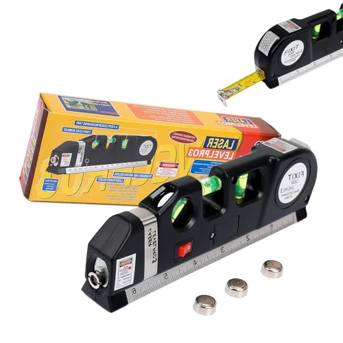 Laser Level Line Tool, Standard Cross Line Laser Leveler Beam Kit - Image 2
