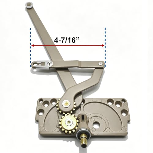 Dual Arm Casement Window Operator, 4-7/16" Link Arm Offset Up - Image 6