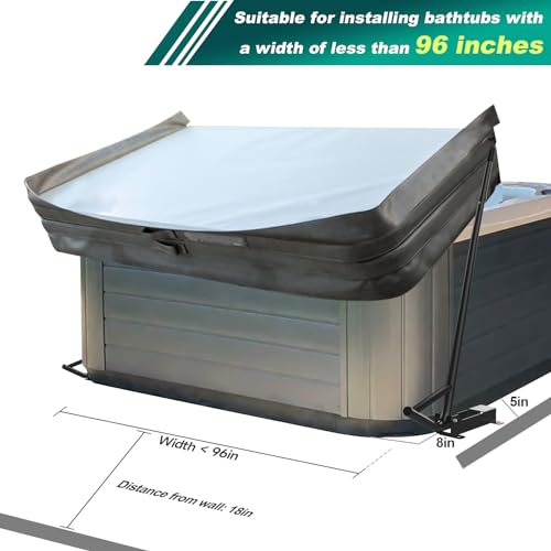 TOCRETOARE Spa Cover Lift, Under Mount Hot Tub Cover Lift - Image 4