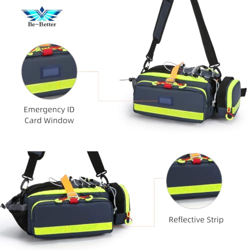Emergency Medical Bag Empty First Aid Bag EMT Trauma Waist Pack - Image 5