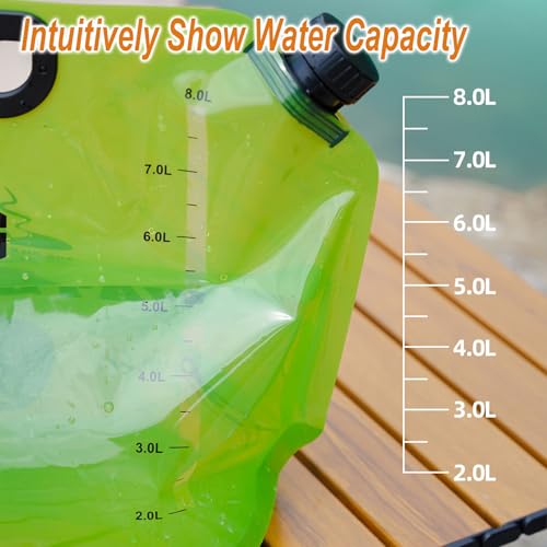 Collapsible Water Container 2 Gallon, Portable Water Jug - Image 5
