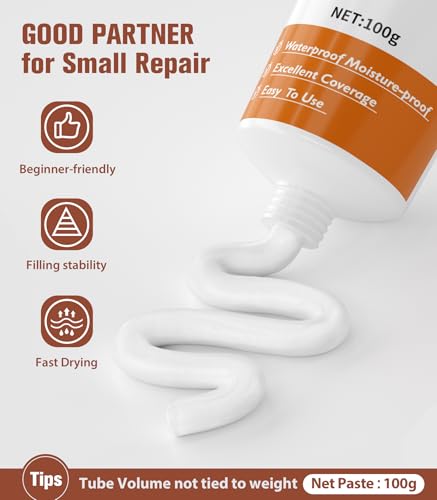 Drywall Repair Kit,2 Pack Wall Repair Paste for Wall Holes - Image 3