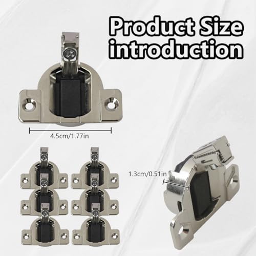 8-Pack Self Closing Hinges Fit for Fit for Blum 32.160-01.01 - Image 3