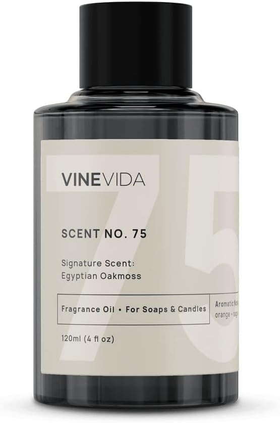 VINEVIDA [4oz] Scent No.75 Fragrance Oil for Candle & Soap Making - Made in USA Natural Candle Scents